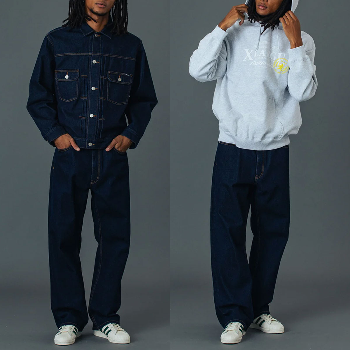 XLARGE | STAR LOGO DENIM PANTS��101261031009��