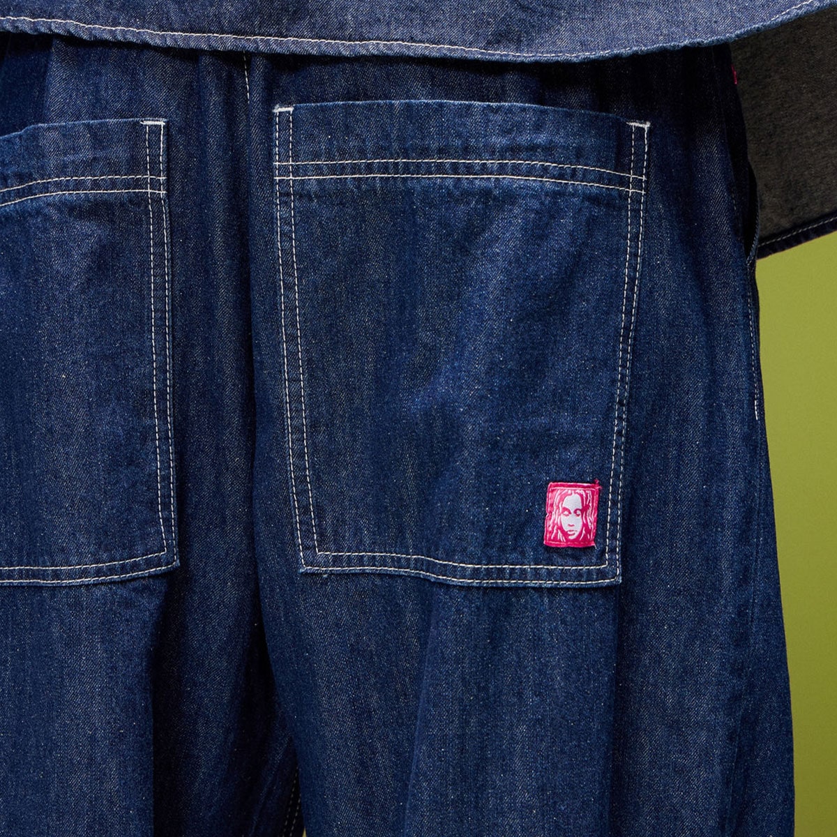 X-GIRL  | FACE LABEL POCKET EASY PANTS��105263031005��