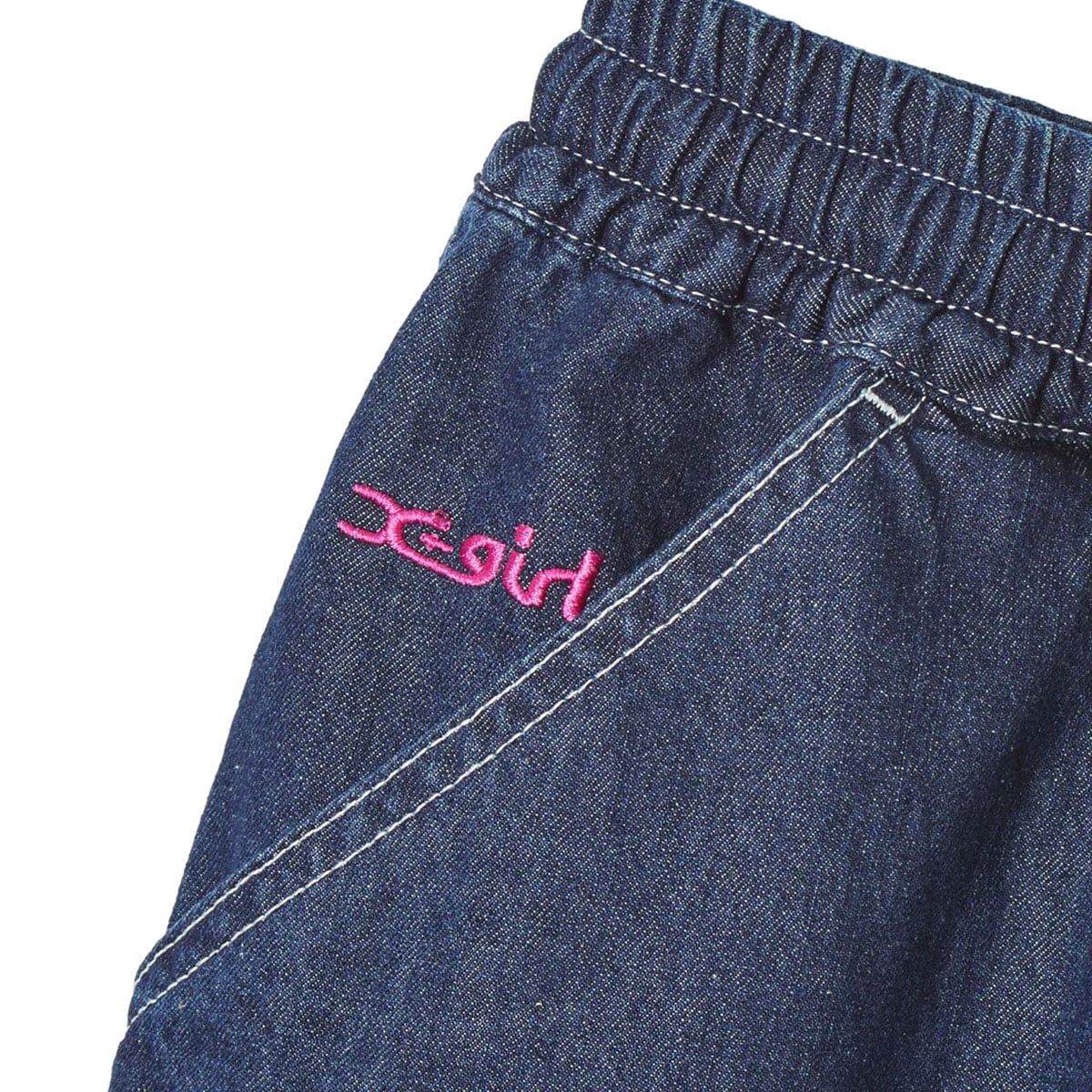 X-GIRL  | FACE LABEL POCKET EASY PANTS��105263031005��