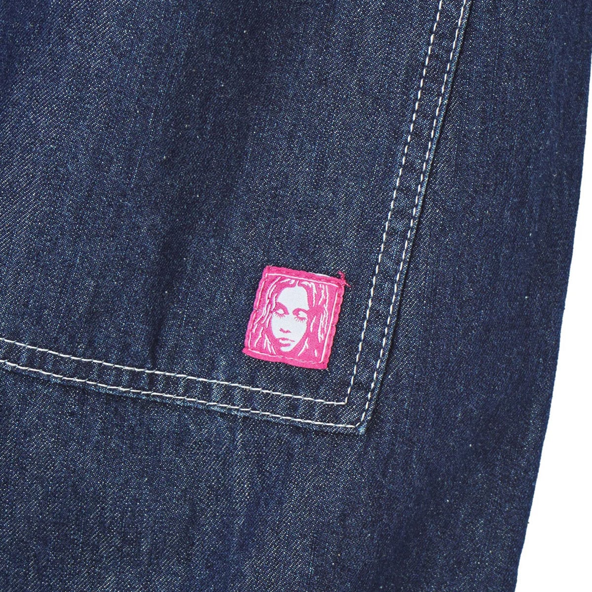 X-GIRL  | FACE LABEL POCKET EASY PANTS��105263031005��
