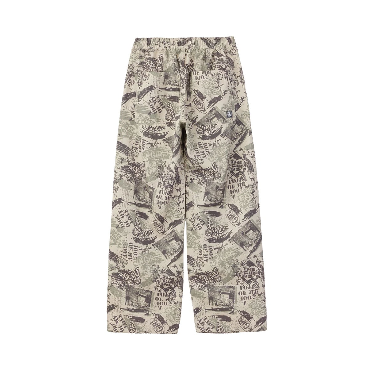 X-GIRL  | FACE LABEL POCKET EASY PANTS��105263031005��