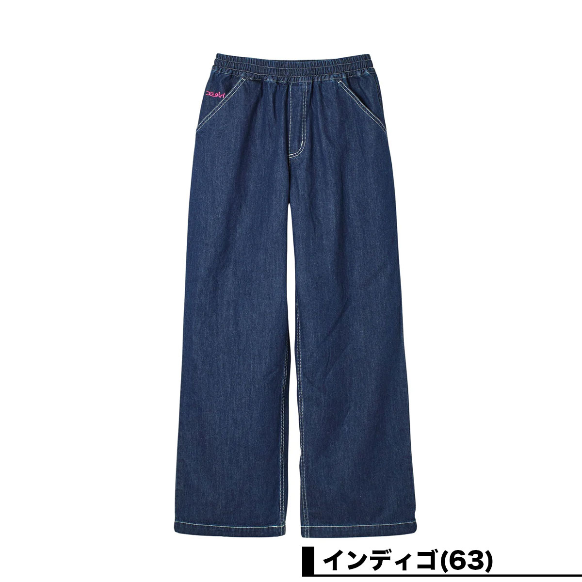X-GIRL  | FACE LABEL POCKET EASY PANTS��105263031005��