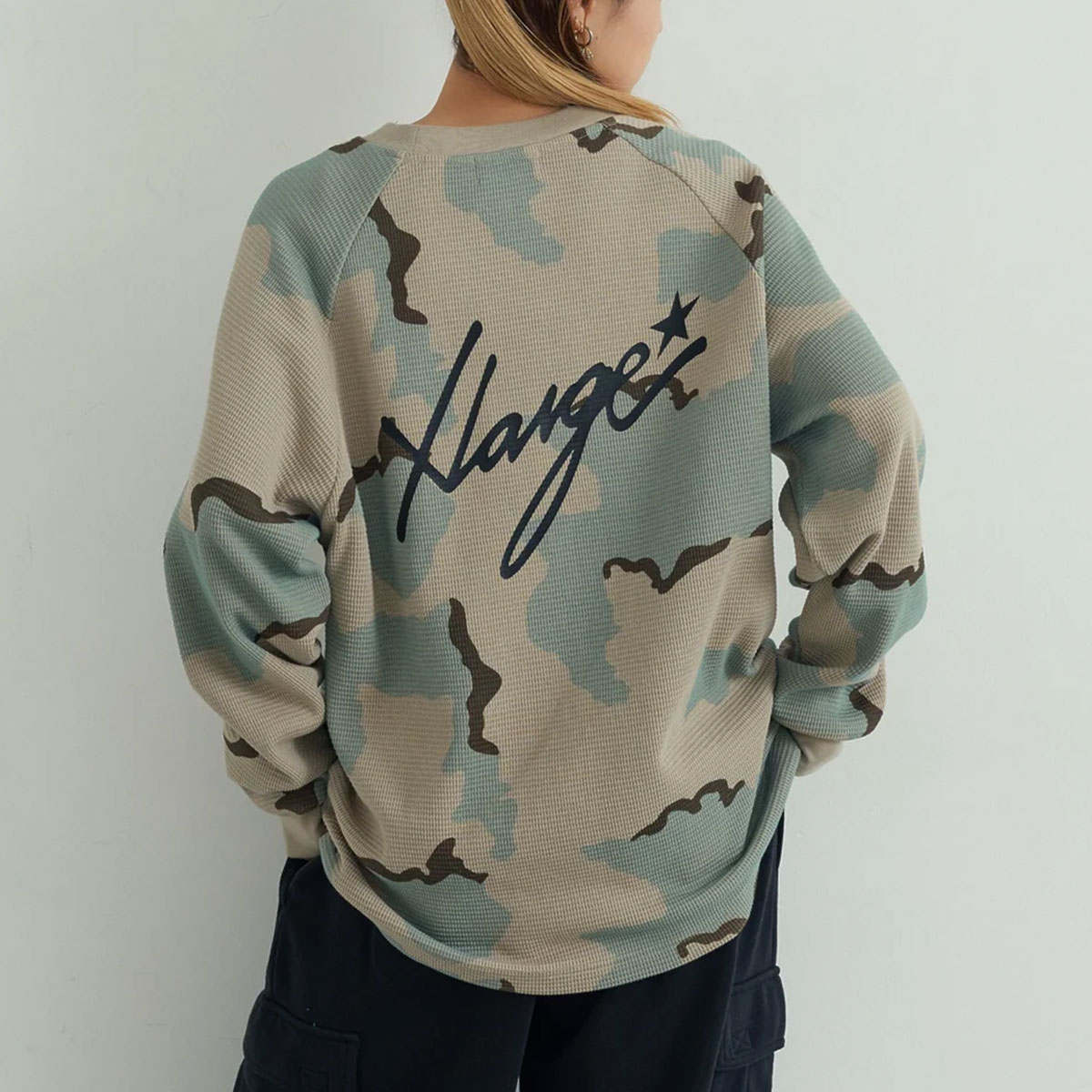 XLARGE  | WAFFLE RAGLAN TOP��101263011022��