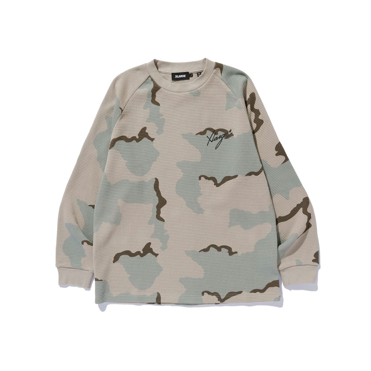 XLARGE  | WAFFLE RAGLAN TOP��101263011022��