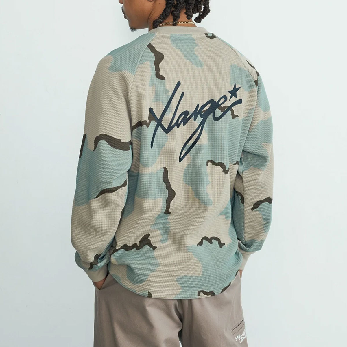 XLARGE  | WAFFLE RAGLAN TOP��101263011022��