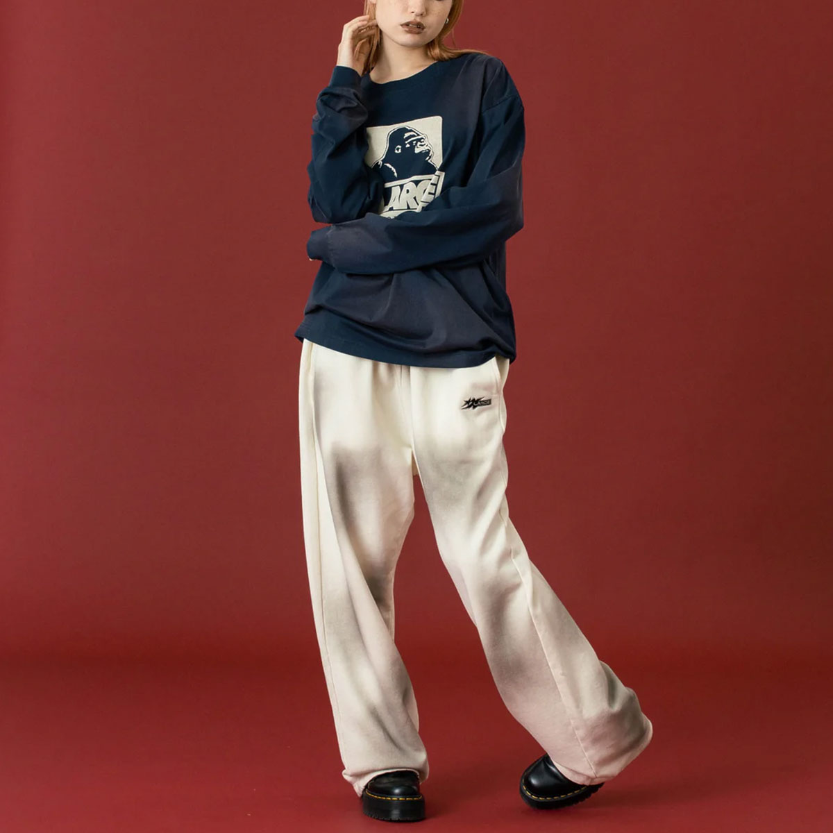 ȥ顼  T ĹµT ȴù OG M L ȥ꡼ ͵֥ XLARGE  2025  | DISCHARGE PRINTED OG L/S TEE101254011007