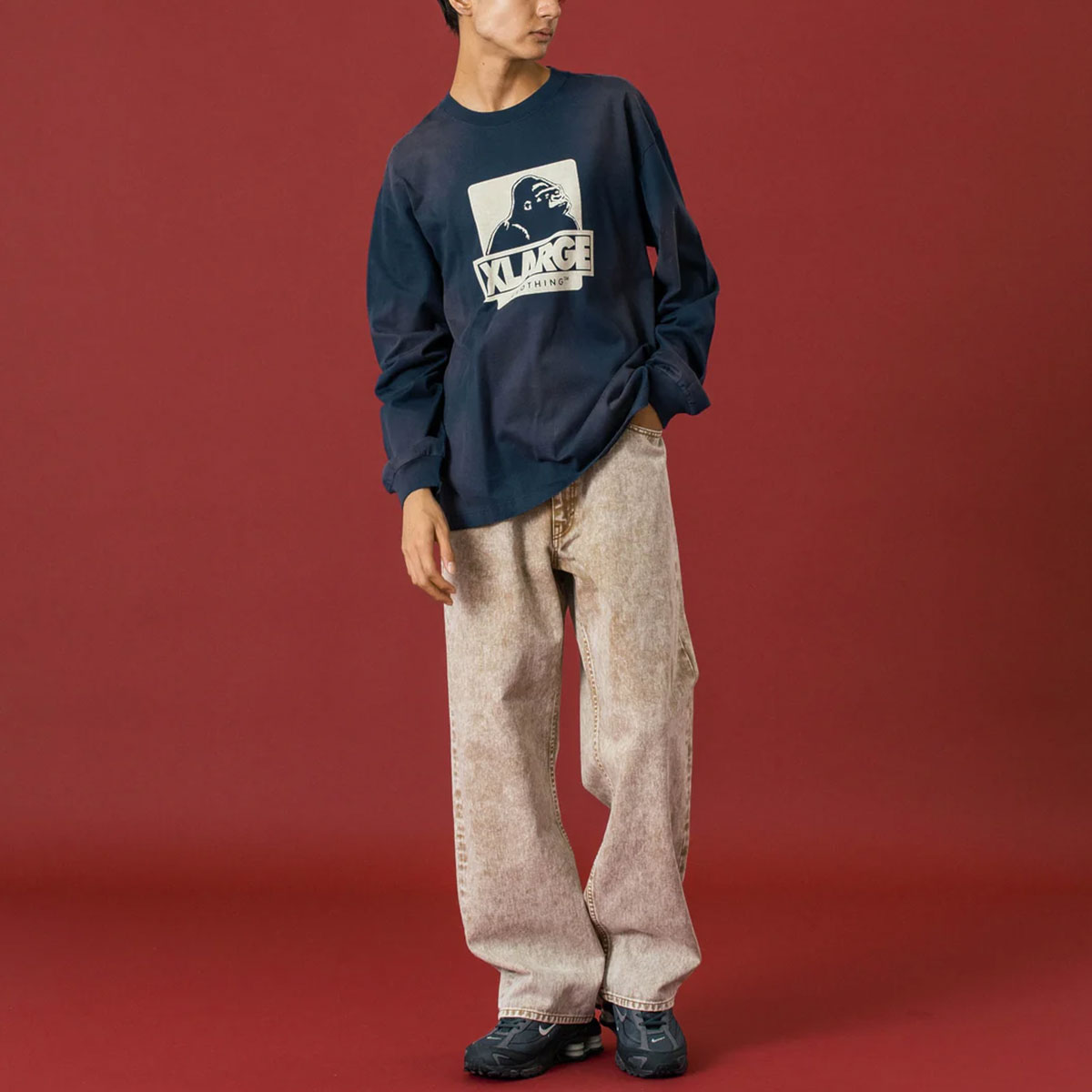 ȥ顼  T ĹµT ȴù OG M L ȥ꡼ ͵֥ XLARGE  2025  | DISCHARGE PRINTED OG L/S TEE101254011007