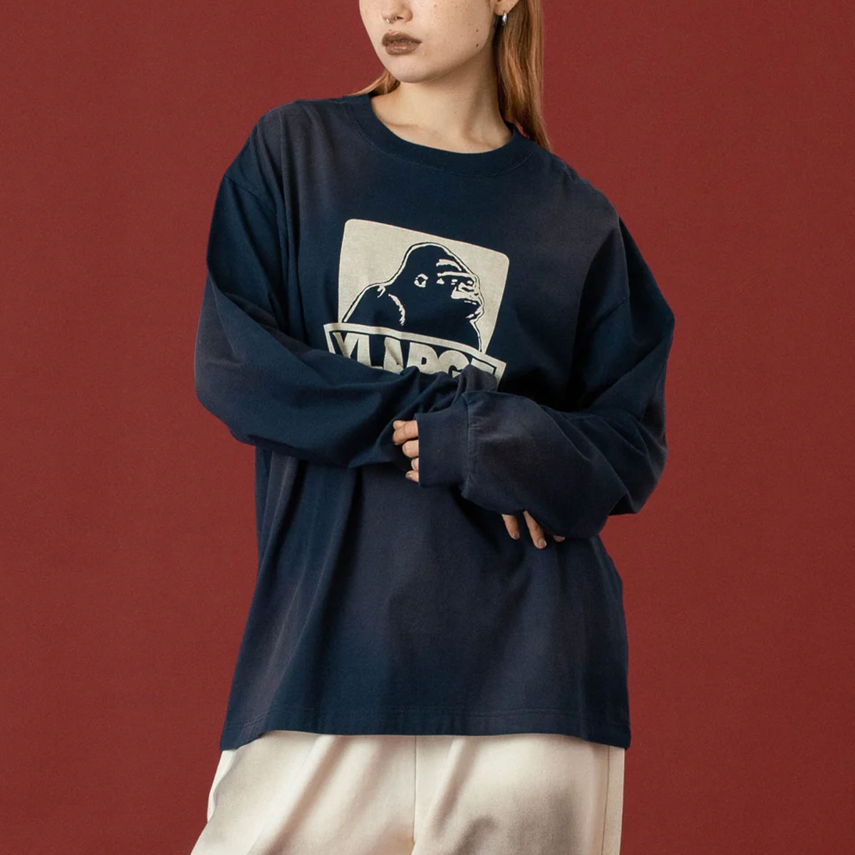 ȥ顼  T ĹµT ȴù OG M L ȥ꡼ ͵֥ XLARGE  2025  | DISCHARGE PRINTED OG L/S TEE101254011007