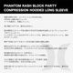 Hurley |  PHANTOM RASH BLOCK PARTY COMPRESSION HOODED LONG SLEEVE��MSRG251083��