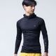 Hurley |  PHANTOM RASH BLOCK PARTY COMPRESSION HOODED LONG SLEEVE��MSRG251083��
