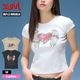 X-GIRL | RHINESTONE HEART AND WING S/S BABY TEE��105262011021��