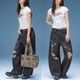 X-GIRL | RHINESTONE HEART AND WING S/S BABY TEE��105262011021��