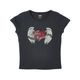 X-GIRL | RHINESTONE HEART AND WING S/S BABY TEE��105262011021��