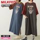 ߥ륯ե ǥ Ⱦµ T ԡ   եå 2 ONESIZE ͵֥ MILKFED. | EAGLE B/B TEE DRESS103253041001