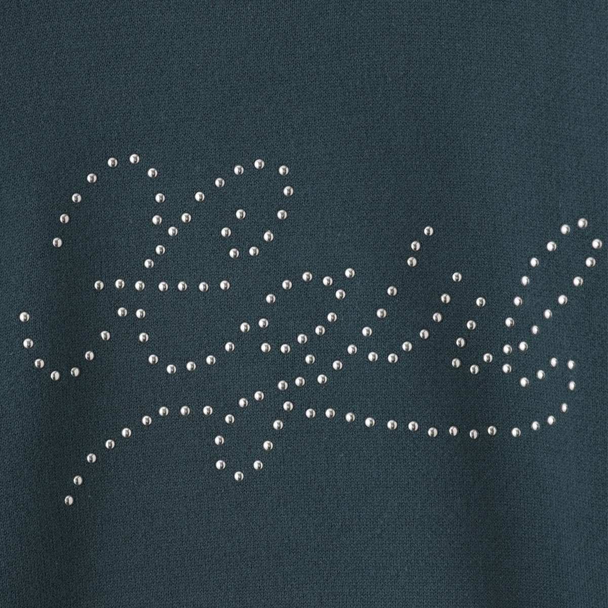 �ڿ��ե�����ۥ��å��������� �����˥å� �ȥåץ� �֥�å� ���� ����ץ� ��� ONE SIZE ���ȥ꡼�ȿ͵��֥��� X-GIRL ���� 2025 ���� | STUDDED LOGO KNIT TOP��105254015006��