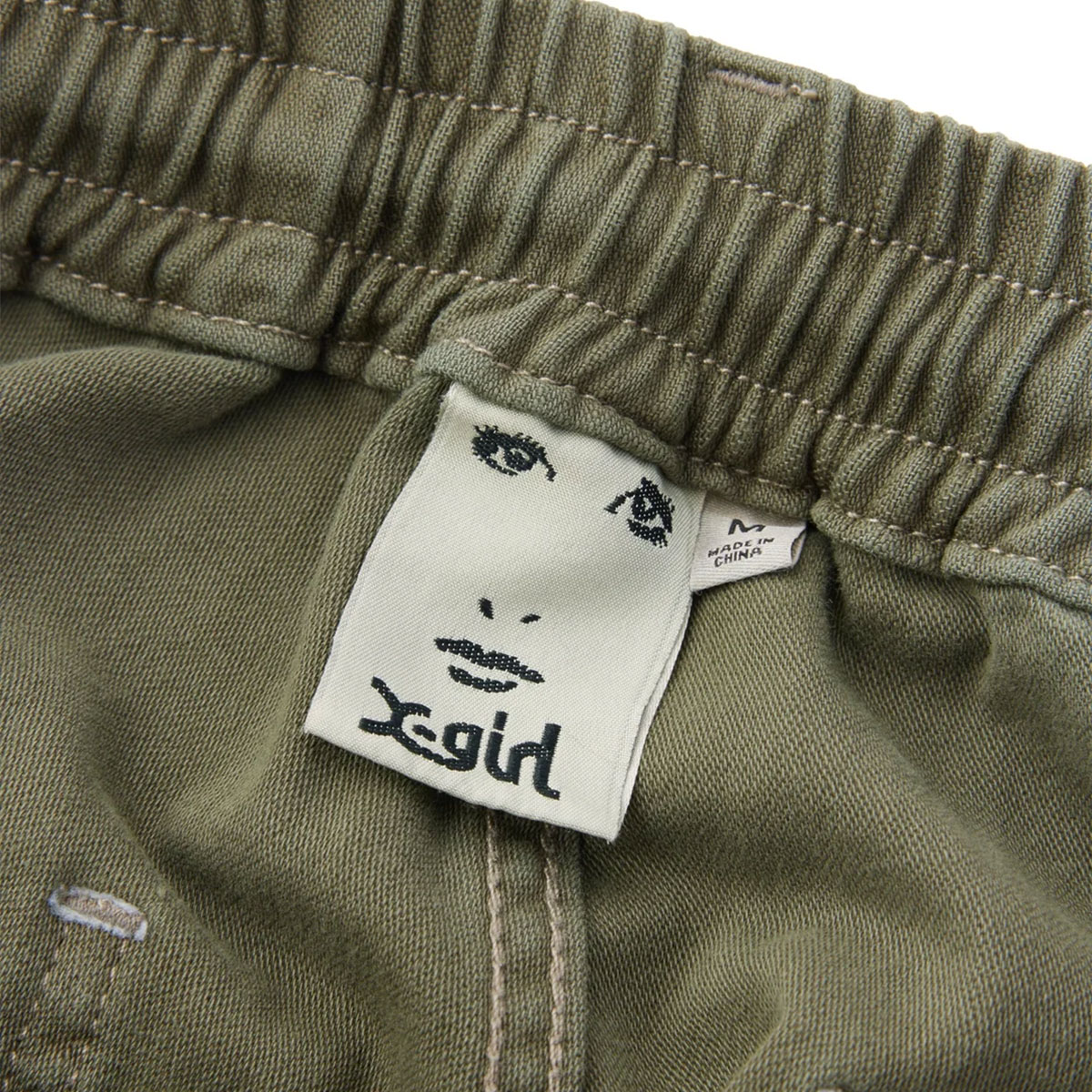 X-GIRL | EMBLEM POCKET 2WAY WIDE LEG CARGO PANTS��105263031002��