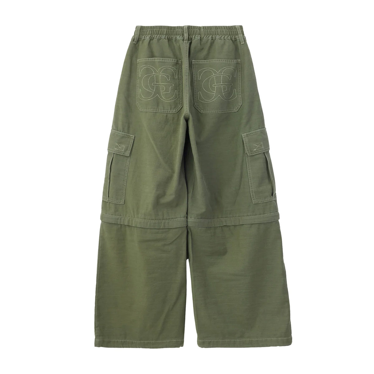 X-GIRL | EMBLEM POCKET 2WAY WIDE LEG CARGO PANTS��105263031002��