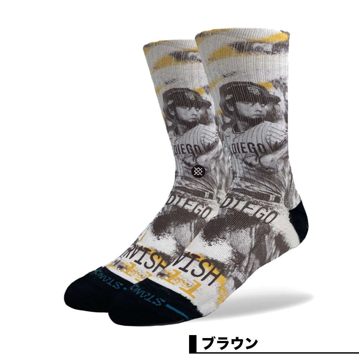 �ڥ��ꥢ��󥹥�����ۥ����� ��� ���å��� ���� MLB �ѥɥ쥹 ����ӥå���ͭ����ܥ�ǥ� ���롼 25.5-29.0cm �͵��֥��� STANCE  | YU DARVISH STREAK��A556B24YUD��