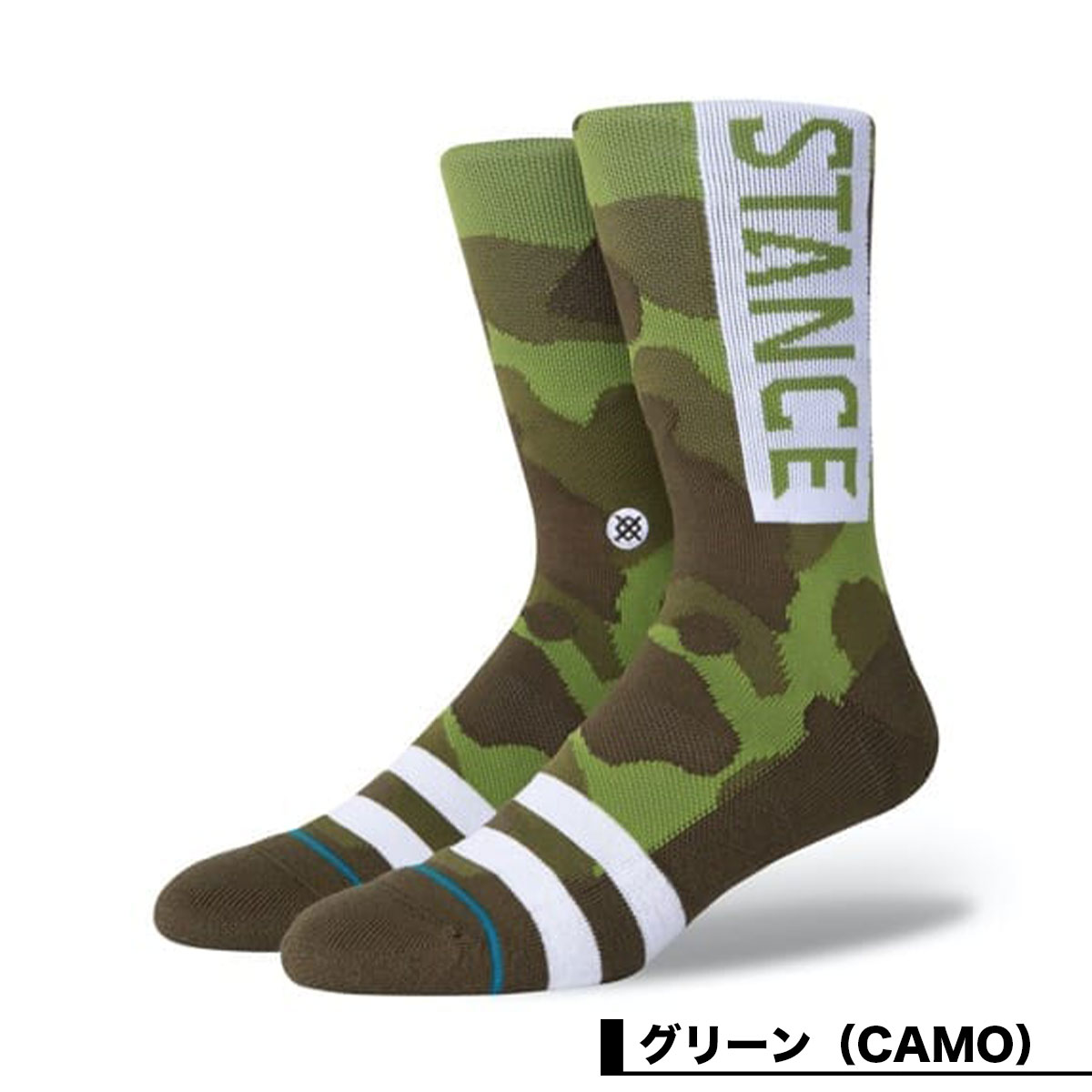 STANCE  ������ ��� ���å��� ���� ���꡼�� ����ե顼������ �ǥ����� ���� ���åȥ� ������� ��ʪ �ޥ�� L 25.5-29.0cm ���롼 | OG��M556D17OGG��