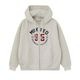 MILKFED. | COLLEGE LOGO PATCH ZIP UP HOODIE��103263012002��