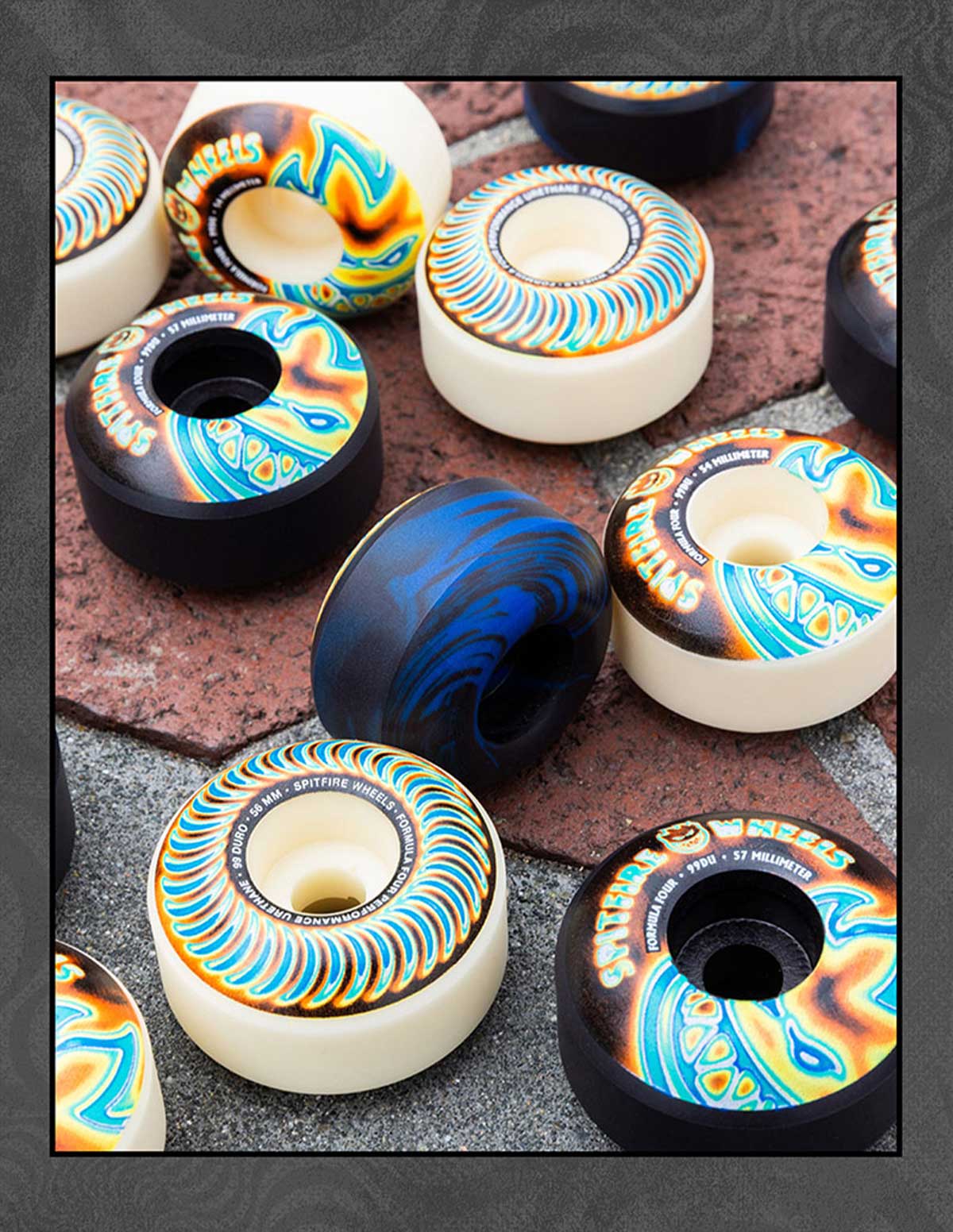 SPITFIRE WHEELS | F4 99 Radioactive Bighead Wheel Natural 57mm��2111038457��