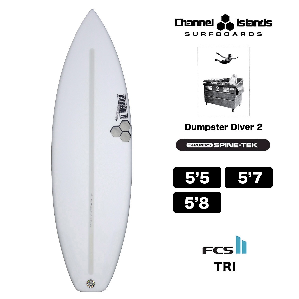 Channel Islands | Dumpster Diver2 SPINE-TEK ��EPS��