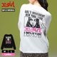 X-girl  | FACE BOX AND MESSAGE L/S TEE��105263011006��