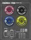 SPITFIRE WHEELS | Conical Full Yellow F4 99D 58mm��2111037658��