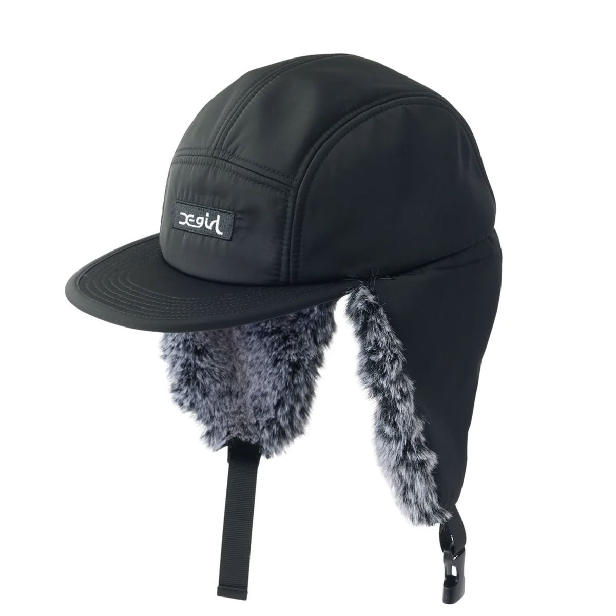X-GIRL  | BOX LOGO EMBROIDERED DOG EAR JET CAP��105263051001��
