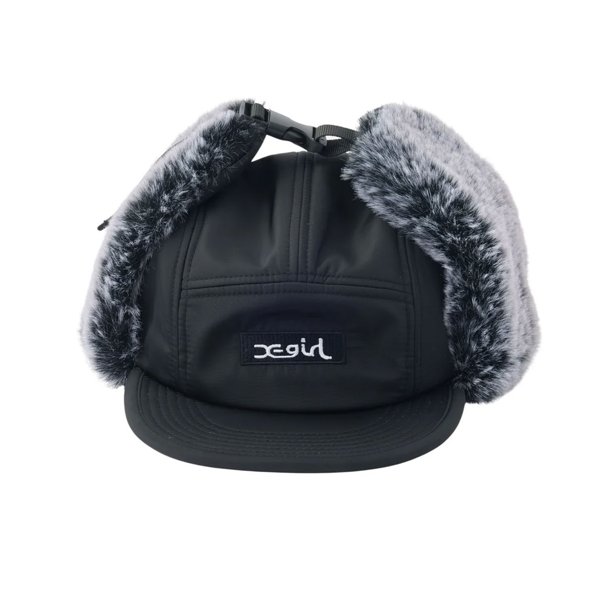 X-GIRL  | BOX LOGO EMBROIDERED DOG EAR JET CAP��105263051001��