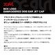 X-GIRL  | BOX LOGO EMBROIDERED DOG EAR JET CAP��105263051001��