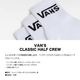 VANS | CLASSIC HALF CREW��VN000BHXWHT��