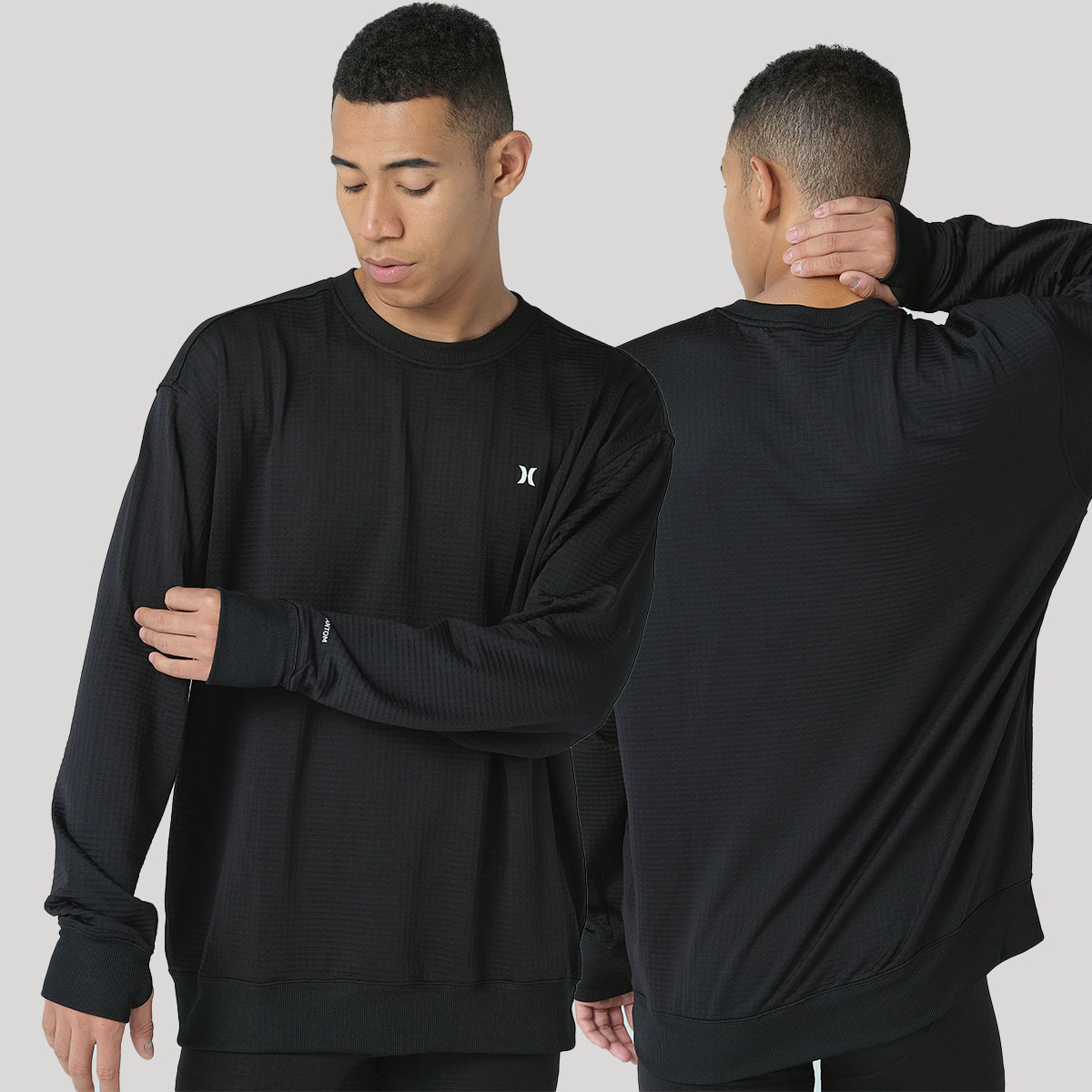 ��20%OFF ���ե�����ۥϡ��졼 �ե���ȥ� ��åե륤��ʡ� ����T ĹµT����� ��� ��ǥ����� �ۿ�®�� S M L XL �͵��֥��� HURLEY ���� |  PHANTOM WAFFLE INNER LOOSE CREW��MIW2200004��