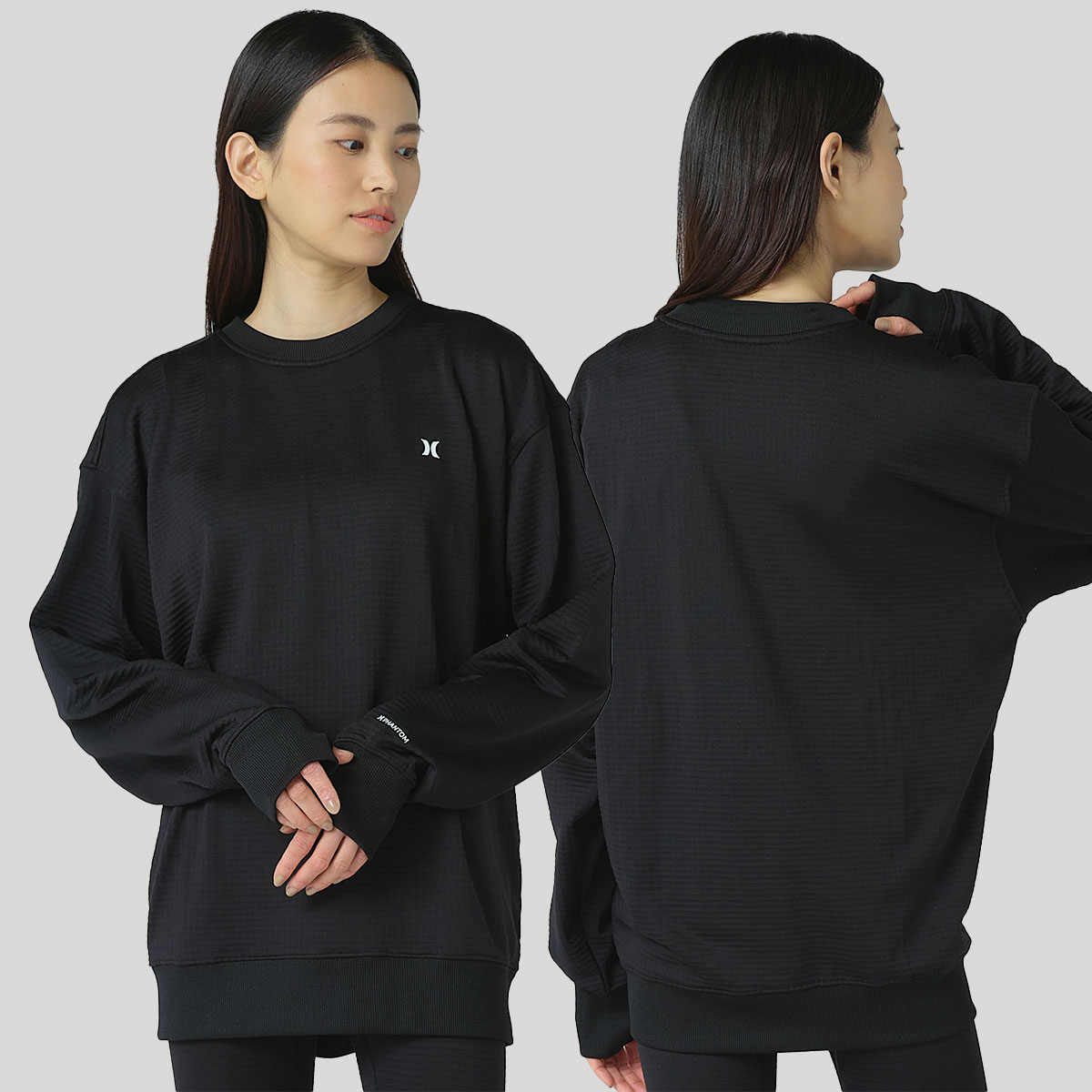 ��20%OFF ���ե�����ۥϡ��졼 �ե���ȥ� ��åե륤��ʡ� ����T ĹµT����� ��� ��ǥ����� �ۿ�®�� S M L XL �͵��֥��� HURLEY ���� |  PHANTOM WAFFLE INNER LOOSE CREW��MIW2200004��