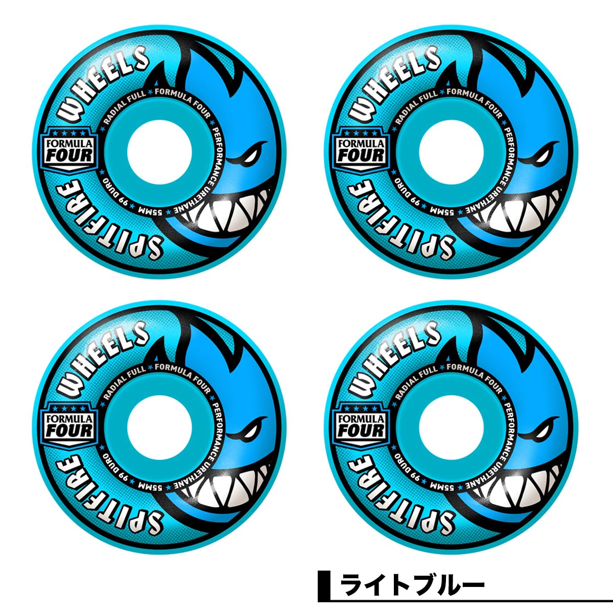 SPITFIRE WHEELS | Formula Four 99D Radial Full Skateboard Wheels��21110388854��