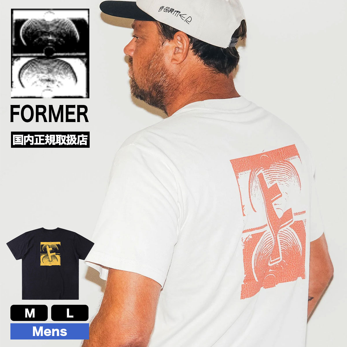 ��20%OFF ���ꥢ��󥹥������ FORMER | SLANT F CRUX T-SHIRT ��FTE-26227��