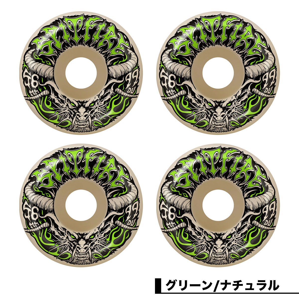 SPITFIRE WHEELS | F4 99 Demon Redux Conical Full 54 / 56mm��2111025453��