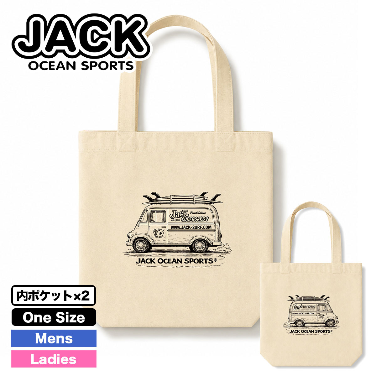 JACK OCEAN SPORTS  | METRO VAN SURF TOTE��AC0118J��