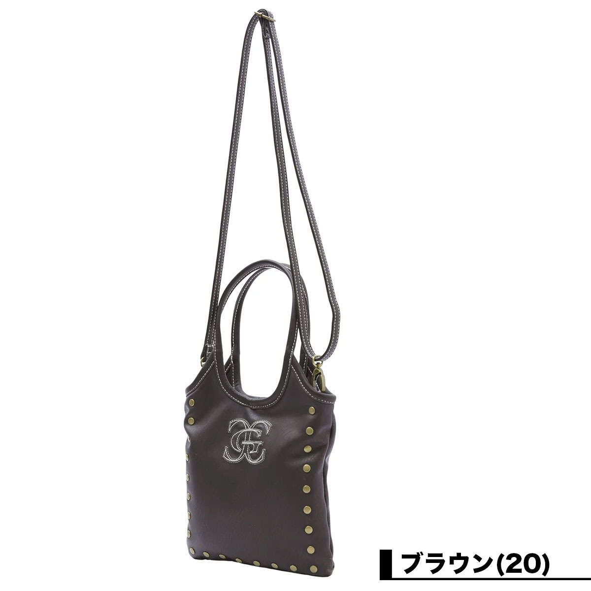 X-GIRL  | XG EMBLEM STUDDED 2WAY MINI BAG��105263053005��