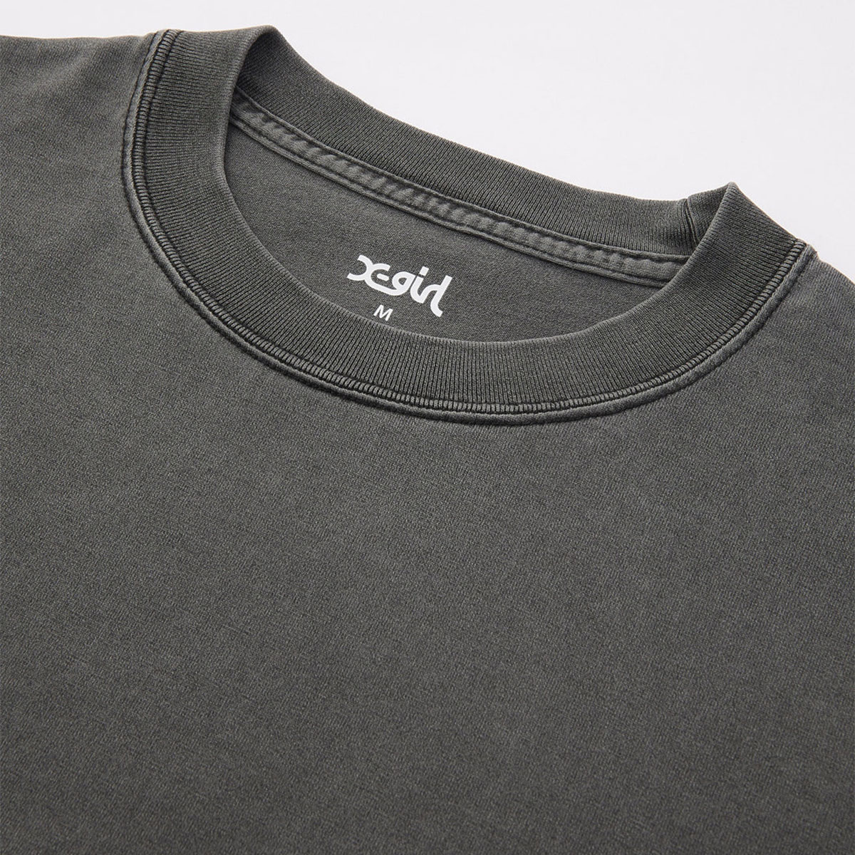 �ڿ��ե�����ۥ��å��������� ��ǥ����� ȾµT����� �ԥ����Ȳù� �Хå��ץ��� ���� ��2�� M L ���ȥ꡼�ȿ͵��֥��� X-GIRL ���� | PIGMENT DYED CIRCLE TEXT LOGO S/S TEE��105253011016��