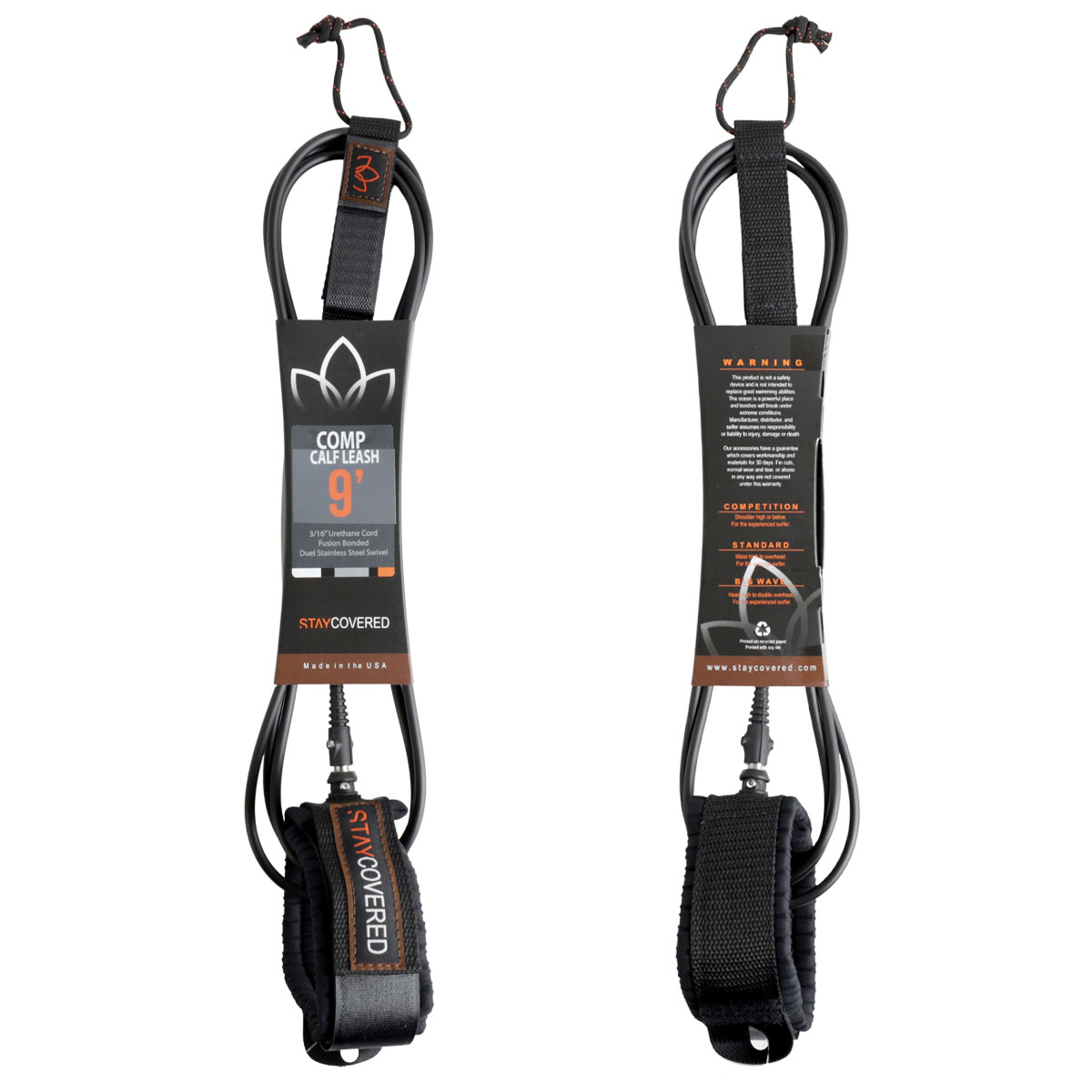 STAY COVERE | STAYCOVERD COMP CALF SURF LEASH 9.0ft