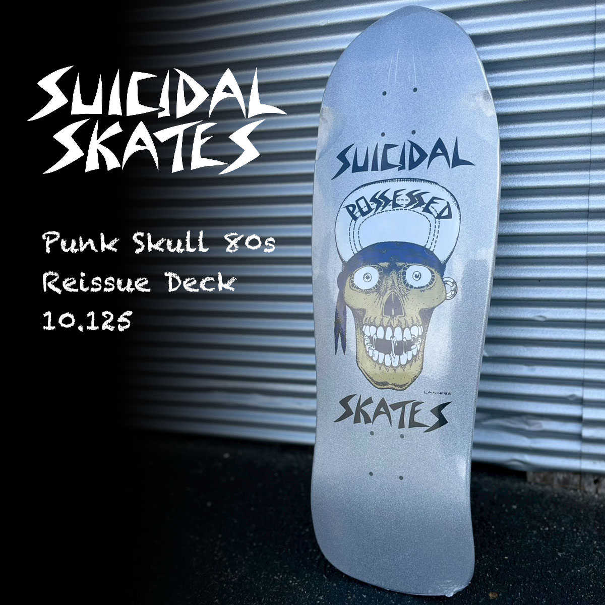 SUICIDAL SKATE | PUNK SKULL 10.125inc��REISSUE��