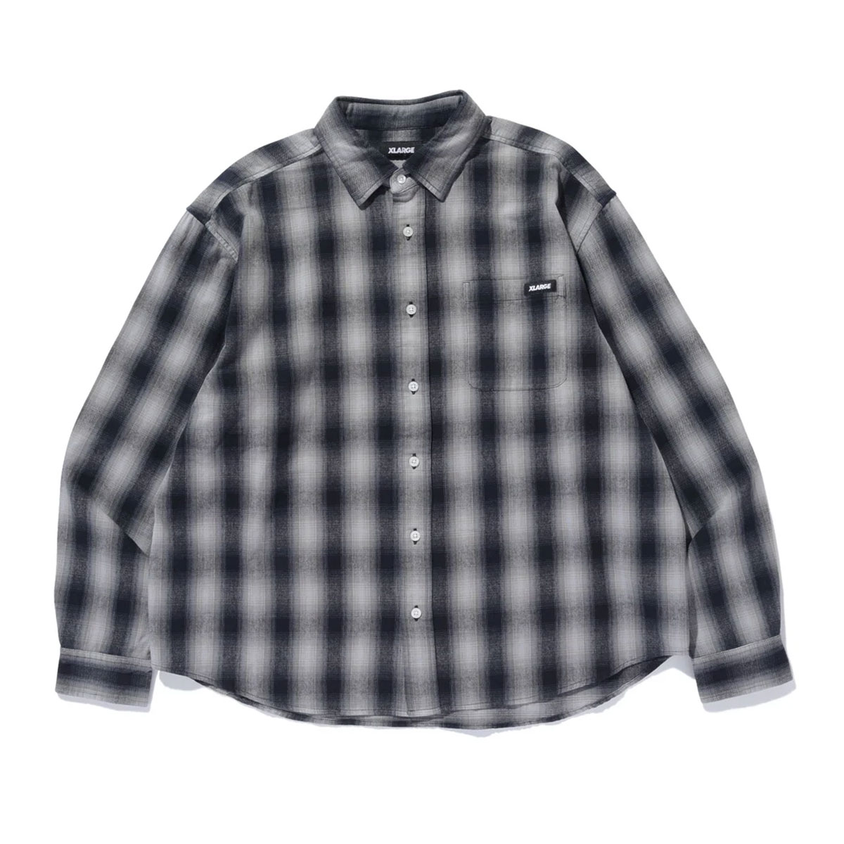 XLARGE | OVERDYED OMBRE CHECK SHIRT��101263014004��
