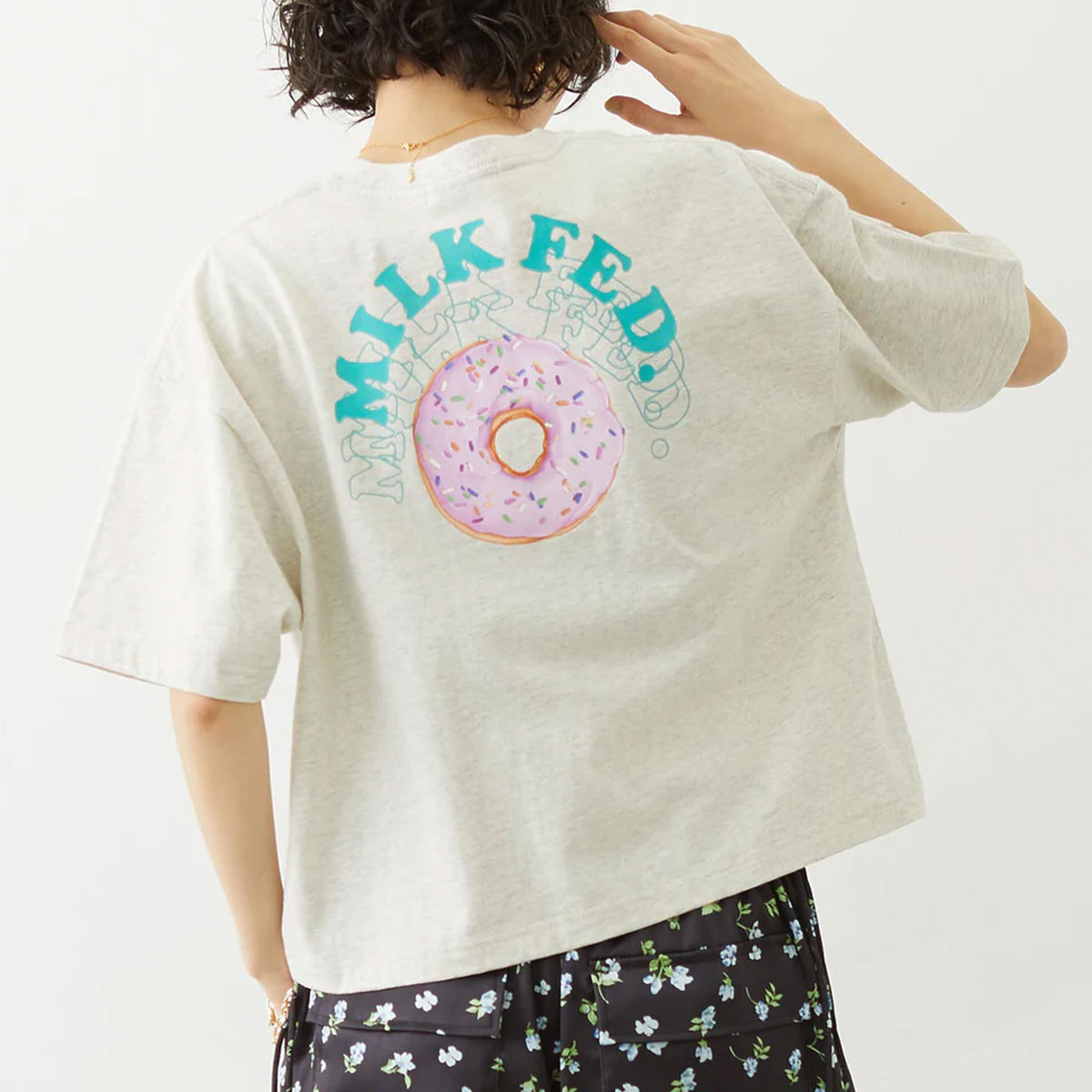 MILKFED. | ROUND DONUTS WIDE S/S TEE��103262011016��