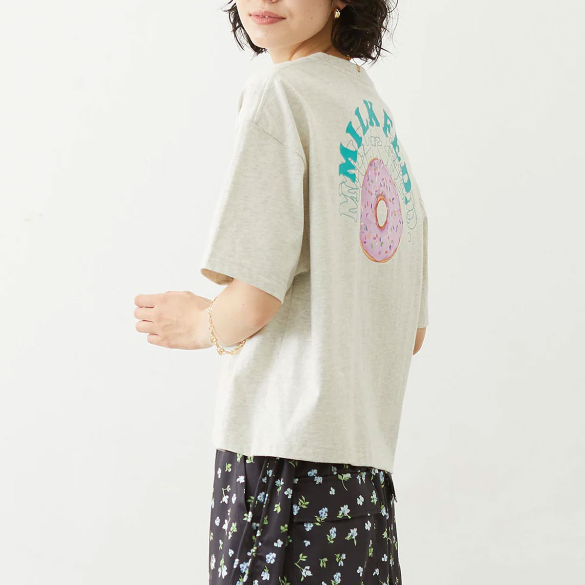 MILKFED. | ROUND DONUTS WIDE S/S TEE��103262011016��