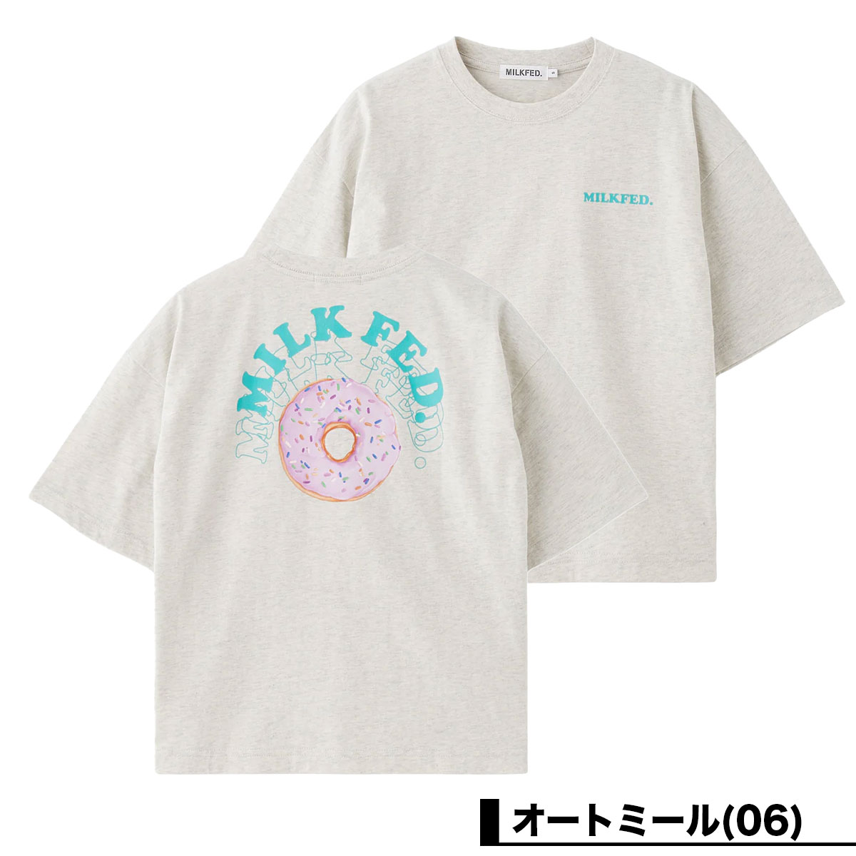 MILKFED. | ROUND DONUTS WIDE S/S TEE��103262011016��