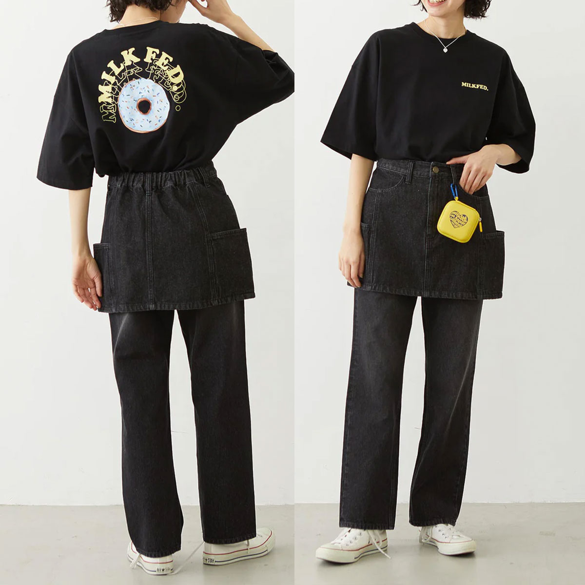 MILKFED. | ROUND DONUTS WIDE S/S TEE��103262011016��