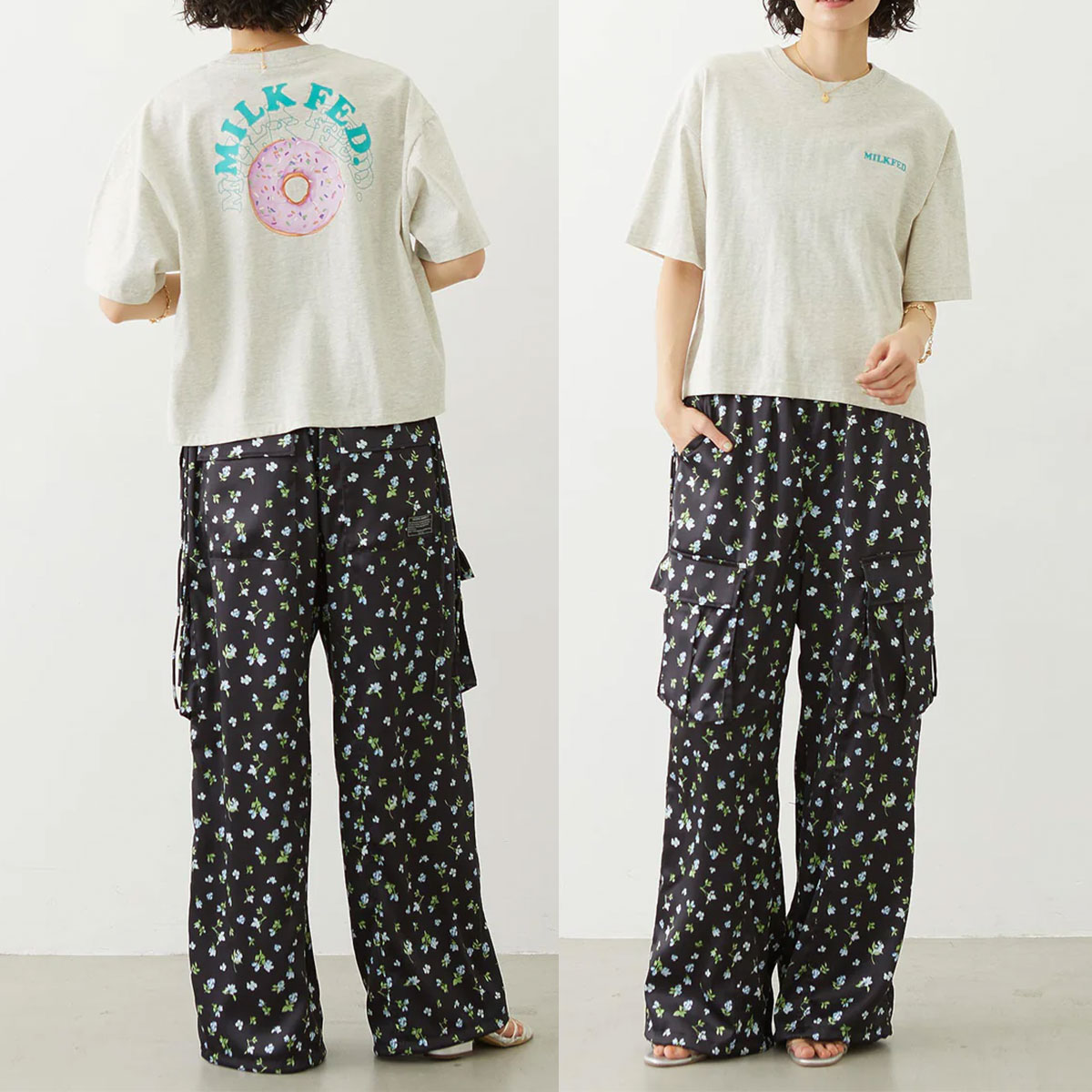 MILKFED. | ROUND DONUTS WIDE S/S TEE��103262011016��
