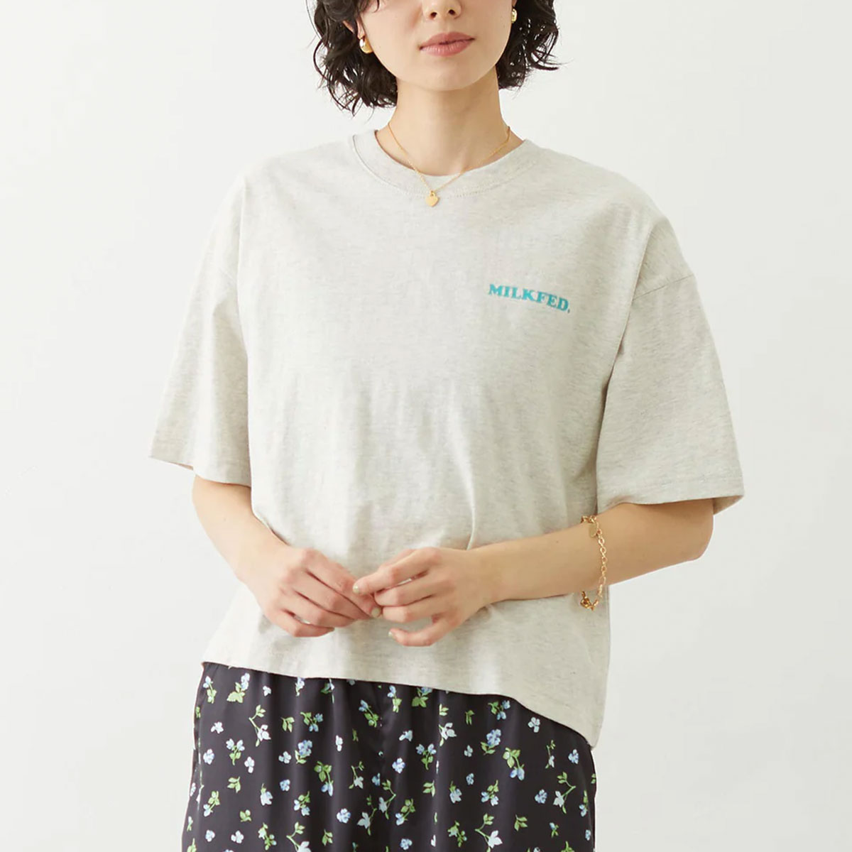 MILKFED. | ROUND DONUTS WIDE S/S TEE��103262011016��