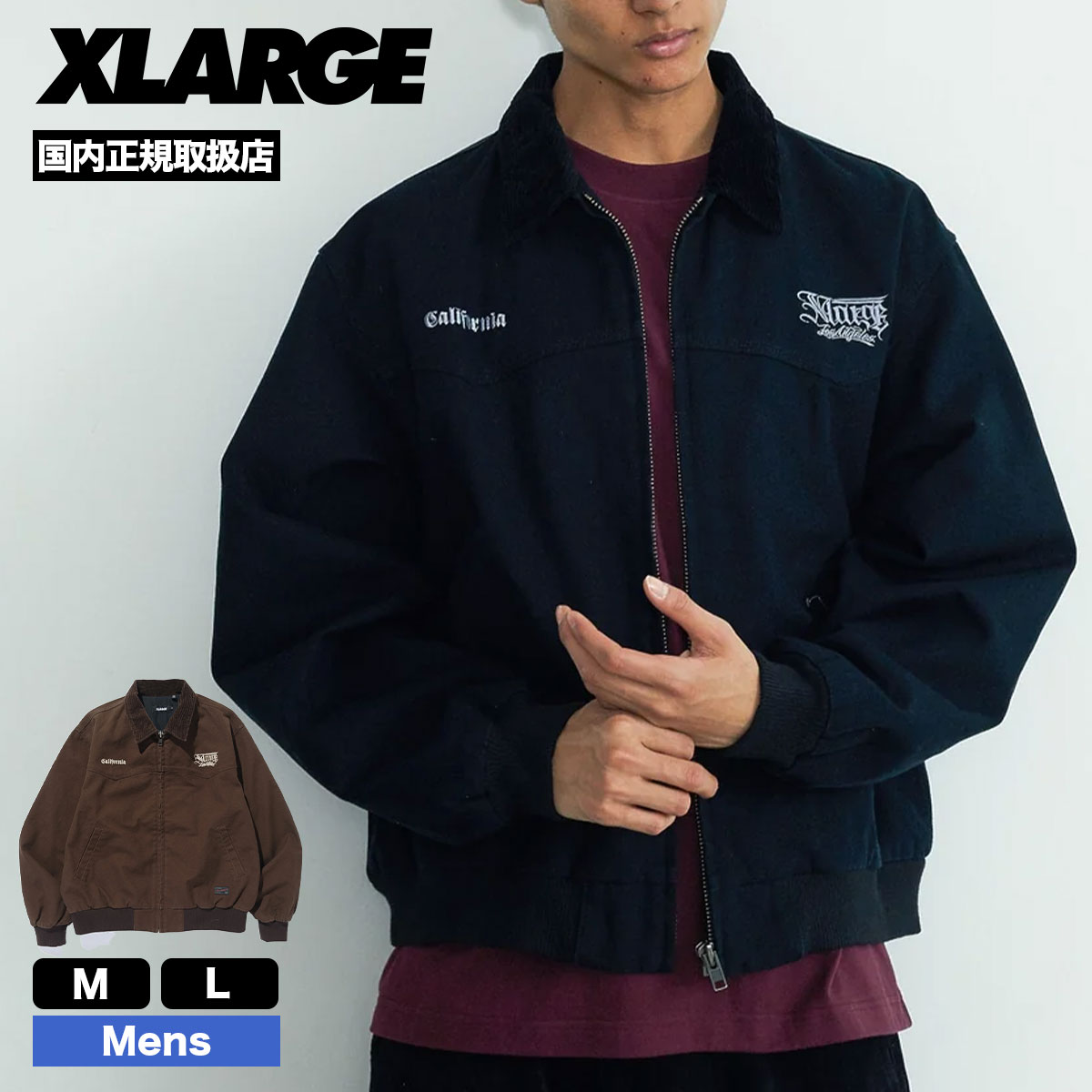 XLARGE  | CORDUROY COLLAR JACKET��101263021005��